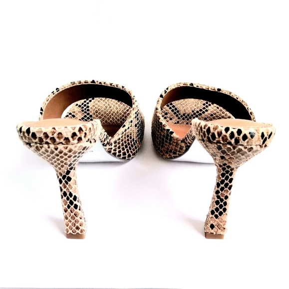 Snakeskin Mule Stiletto - Picture 3 of 4